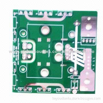 Golden Circuits Qualified FR4 OSP PCB Board with 0.3mm Minimum Hole Size, Green Solder Mask